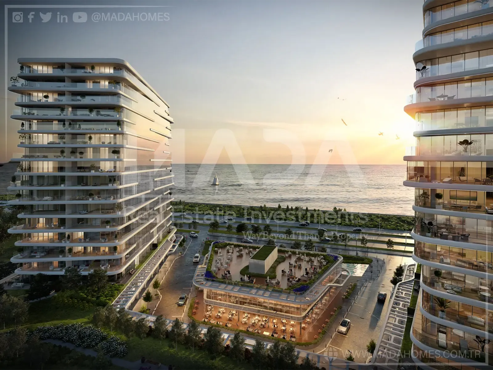 Apartments for sale in Samsun with sea view