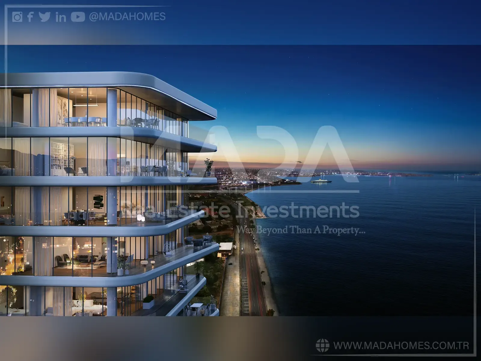 Apartments for sale in Mersin by the sea