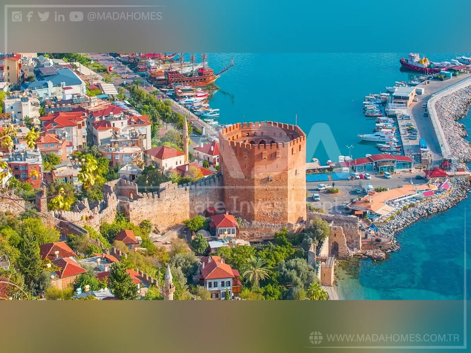 How far is Alanya from Istanbul?