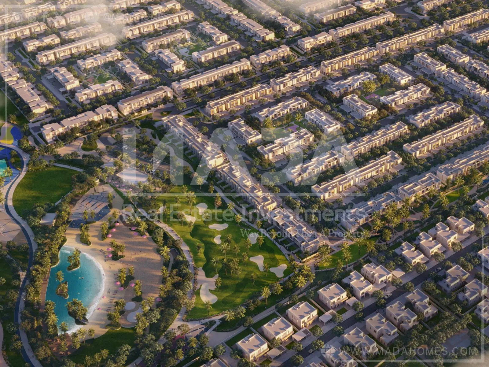 Arjan Dubailand，与 Mada 房地产公司了解